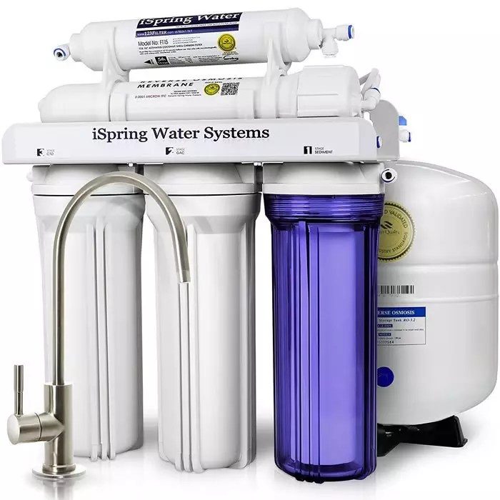 iSpring RCC7 5-stage under-sink reverse osmosis system